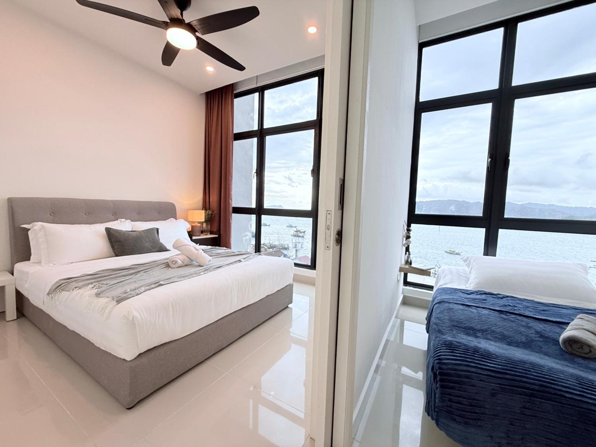 The Shore Cbd Kota Kinabalu By Laxzone Suite Exterior foto